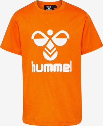 Hummel Shirt 'Tres' in Oranje: voorkant