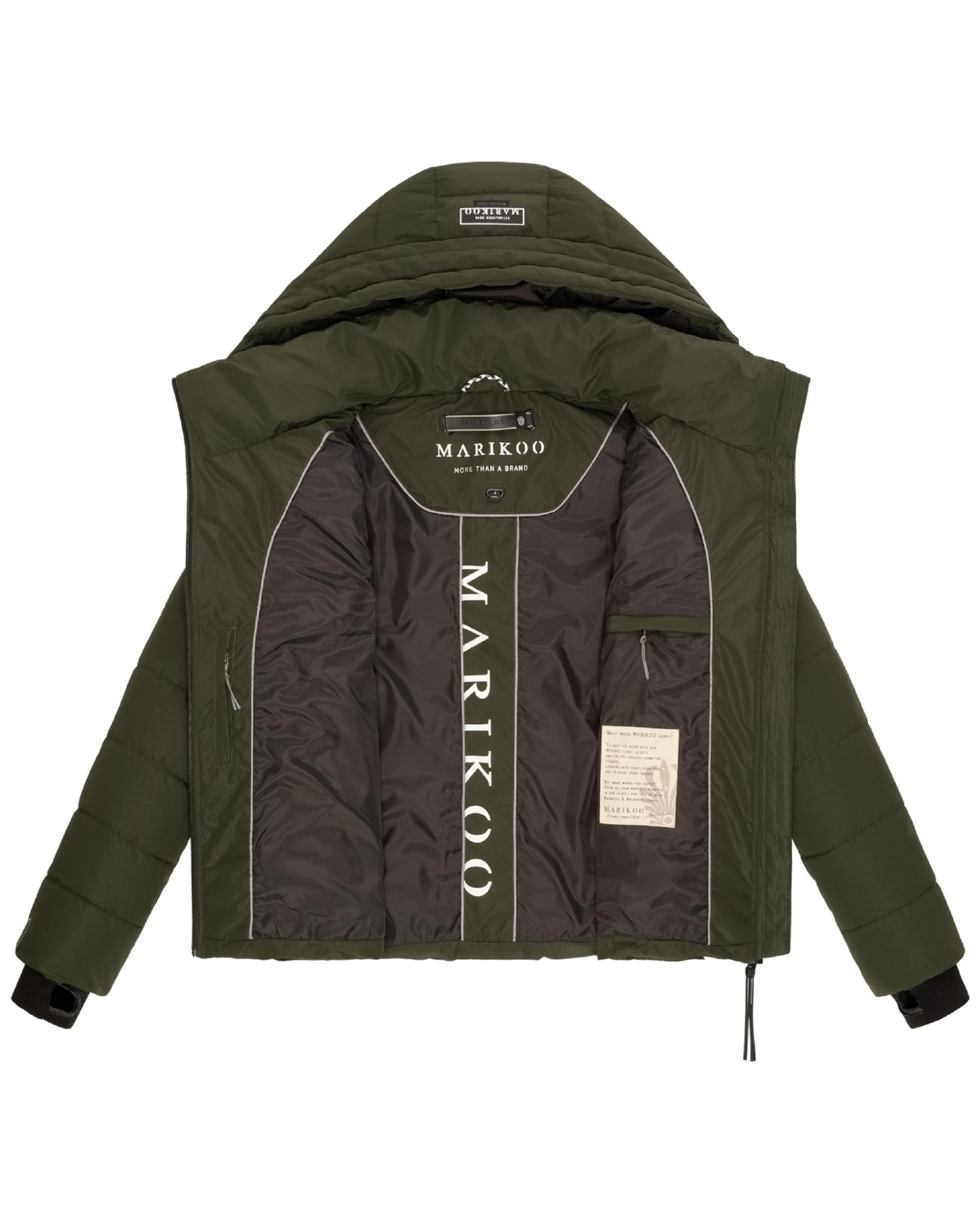 MARIKOO Winter jacket in Green