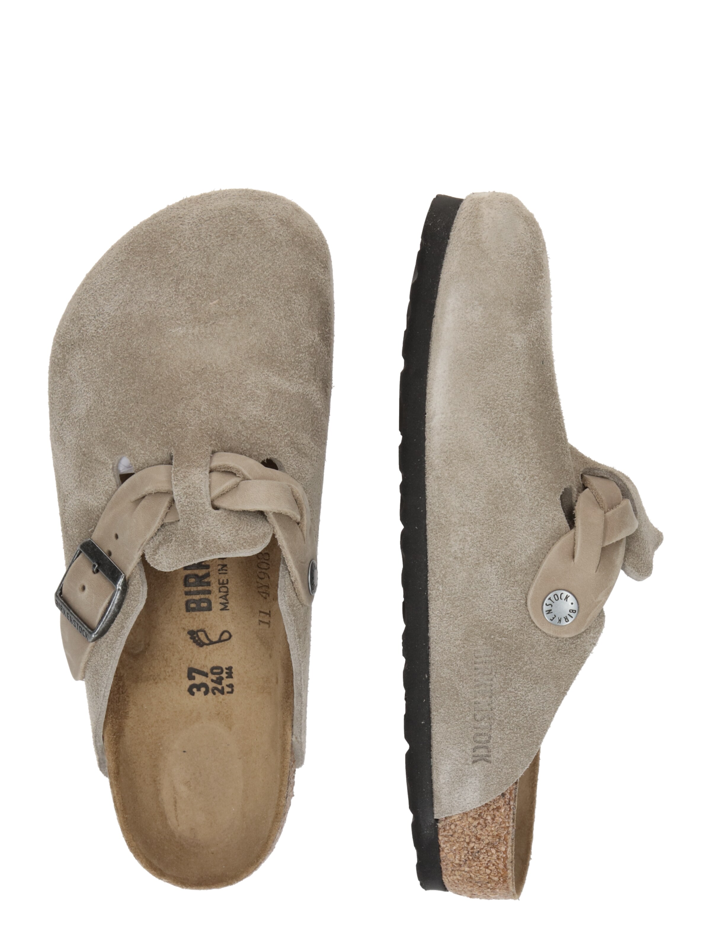 BIRKENSTOCK Clogs 'Boston' in Grey