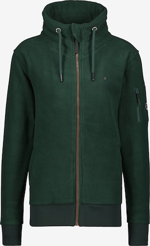 Alife and Kickin Fleece jas 'EliasAK' in Groen: voorkant