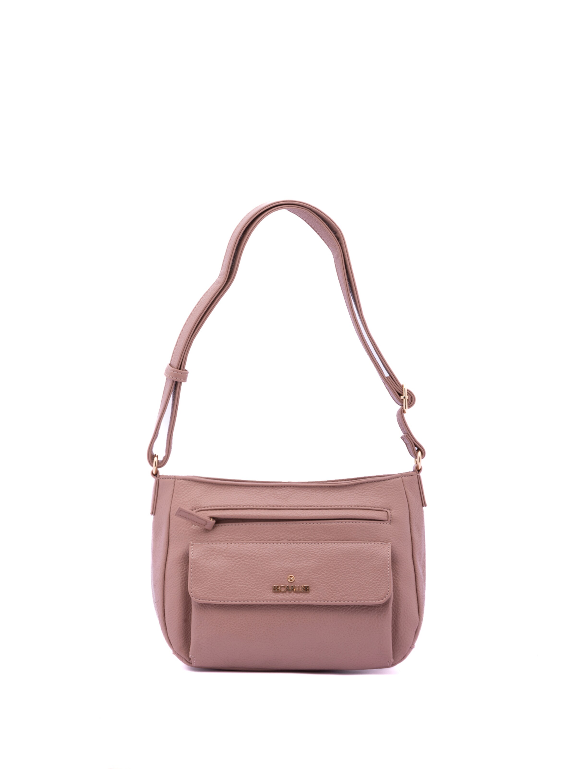Borsa a spalla 'Borsa a Spalla Donna B Cavalli Ecopelle Zip' di B. Cavalli in rosa: frontale