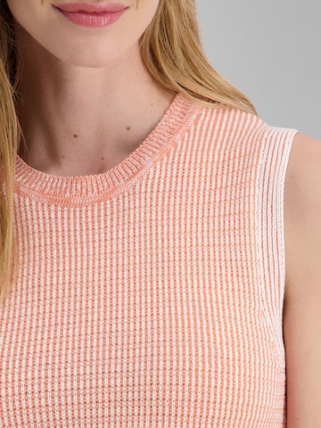 TIMEZONE Tanktop 'Knitted' in Orange