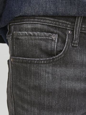 JACK & JONES Tapered Jeans 'Mike' in Zwart