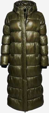 Superdry Wintermantel in Groen: voorkant