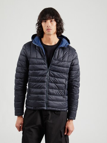 Veste mi-saison BLEND en bleu : devant