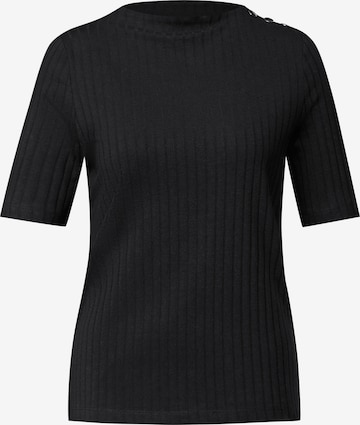 STREET ONE Shirt in Schwarz: Vorderseite