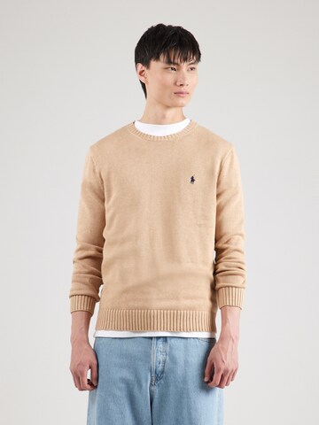 Regular fit Pullover di Polo Ralph Lauren in beige: frontale