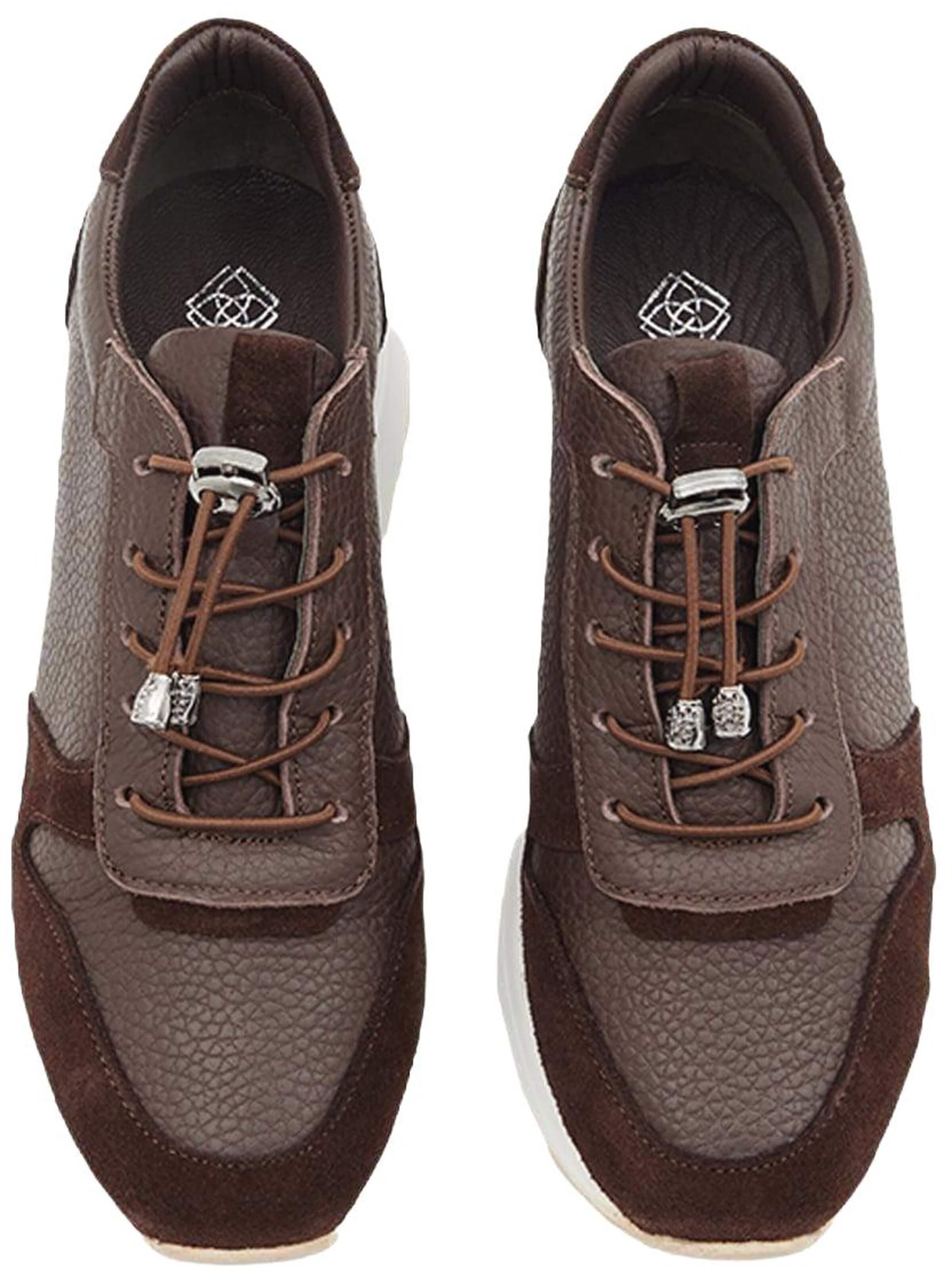Desa - Zapatillas deportivas bajas 'Trainer' en marrón