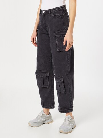 WEEKDAY Wide leg Jeans in Grijs: voorkant