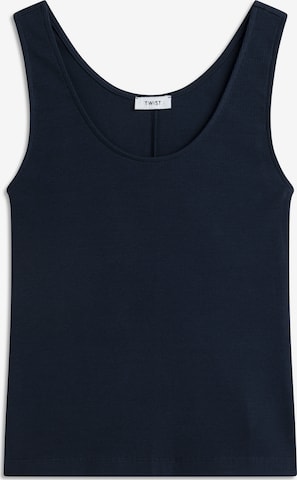 Haut Twist en bleu : devant