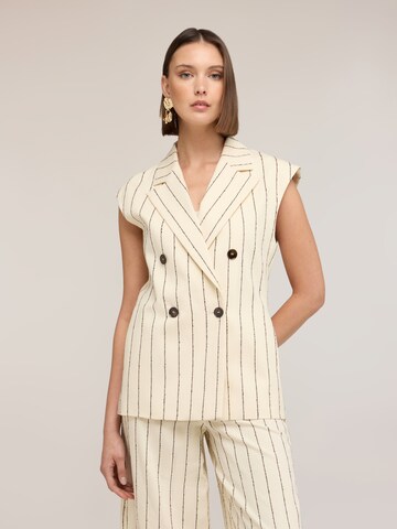 Gilet MOTIVI en beige