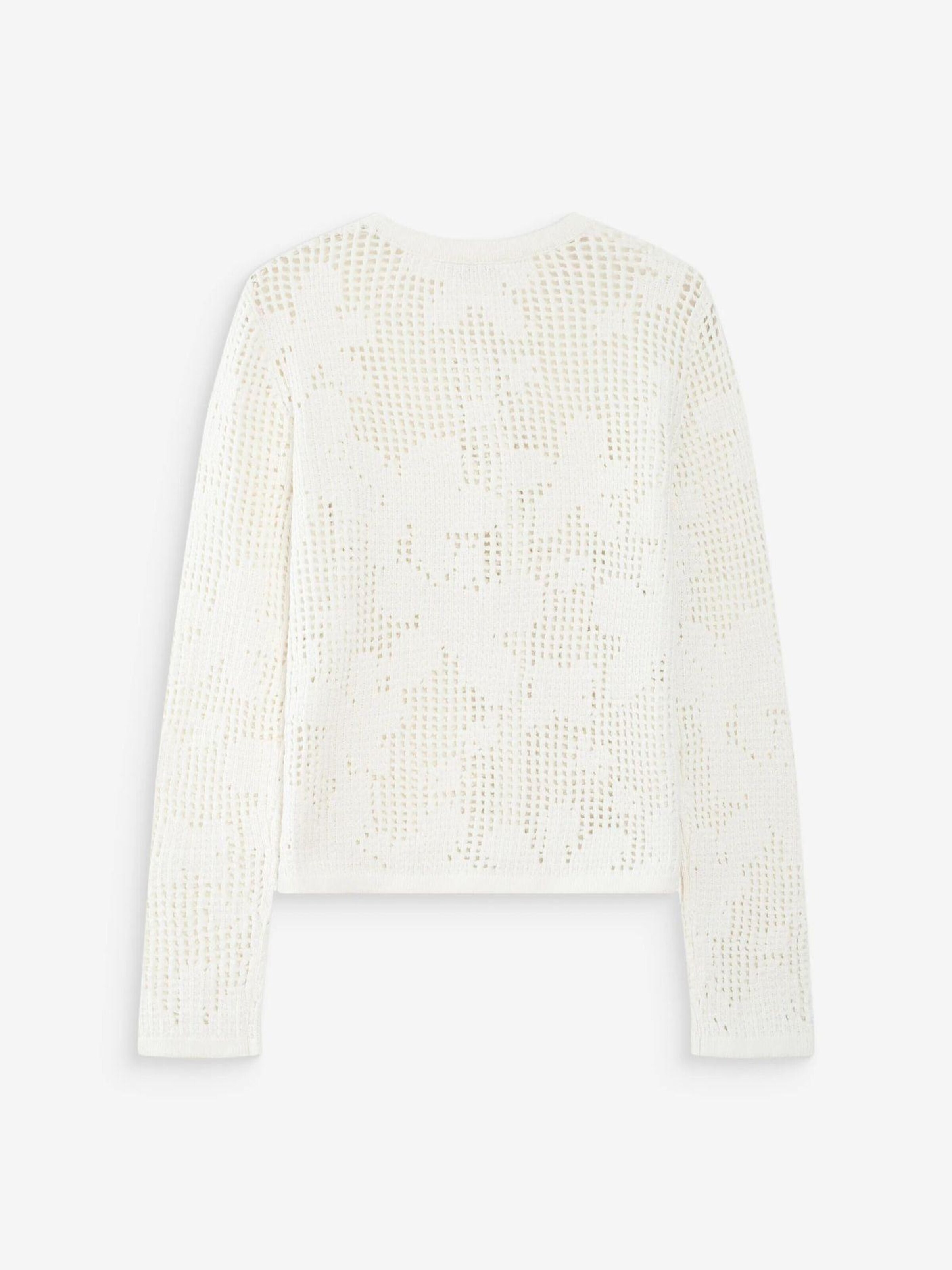 Grace & Mila Strickjacke 'VELASQUEZ'‌‌‌ in Weiß