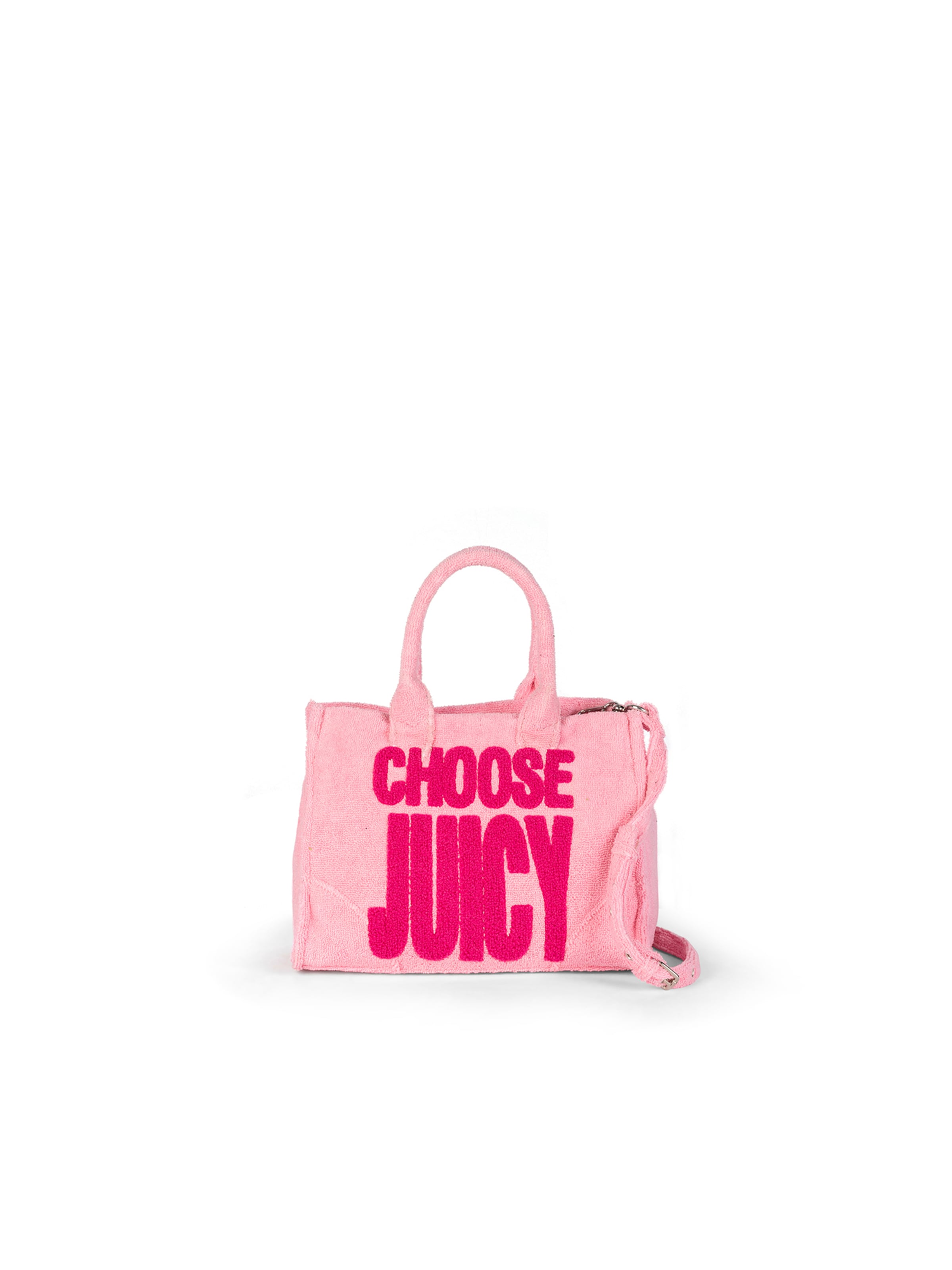 Juicy Couture Shopper in Roze: voorkant