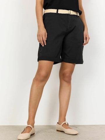Soyaconcept Regular Pants 'SC-ROVENA 1-B' in Black: front