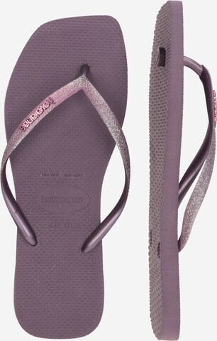 HAVAIANAS - Chinelos de dedo em roxo