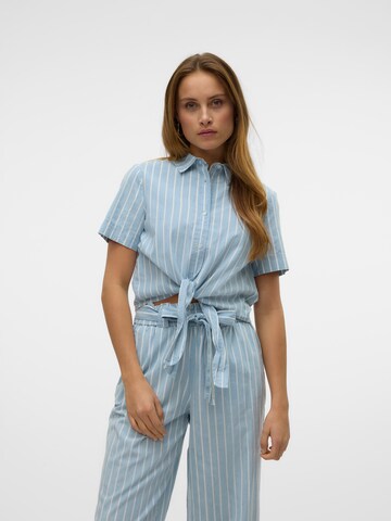 Camicia da donna di VERO MODA in blu: frontale