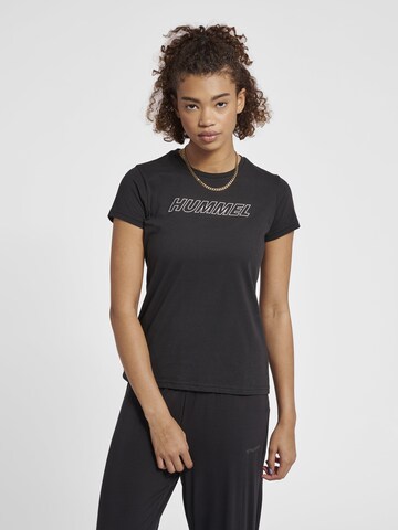 Hummel Funktionsbluse i sort: forside