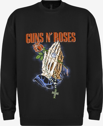 Sweat-shirt 'Guns N´ Roses Prayer' GUNS N' ROSES en noir : devant