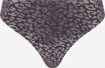 Chantelle Thong in Black: front