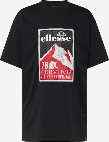 ELLESSE T-shirt i svart: framsida