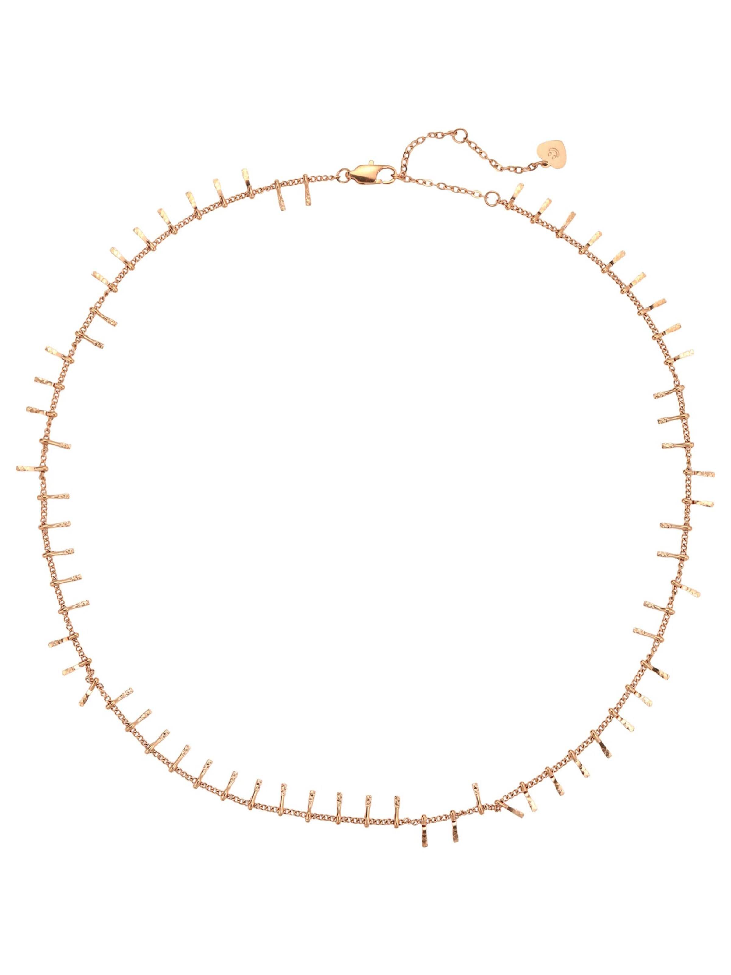 Hey Happiness Kette 'Bar Drop'‌‌‌‌‌‌‌‌ in Gold: Vorderseite
