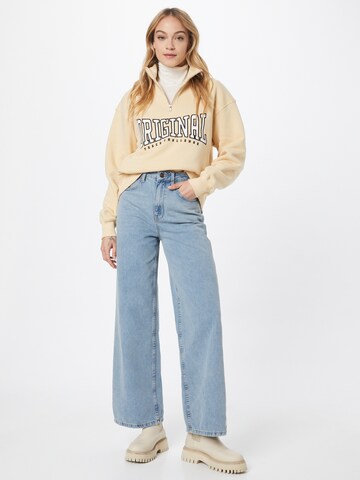 BDG Urban Outfitters Wide Leg Jeans 'SUMMER' in Blau