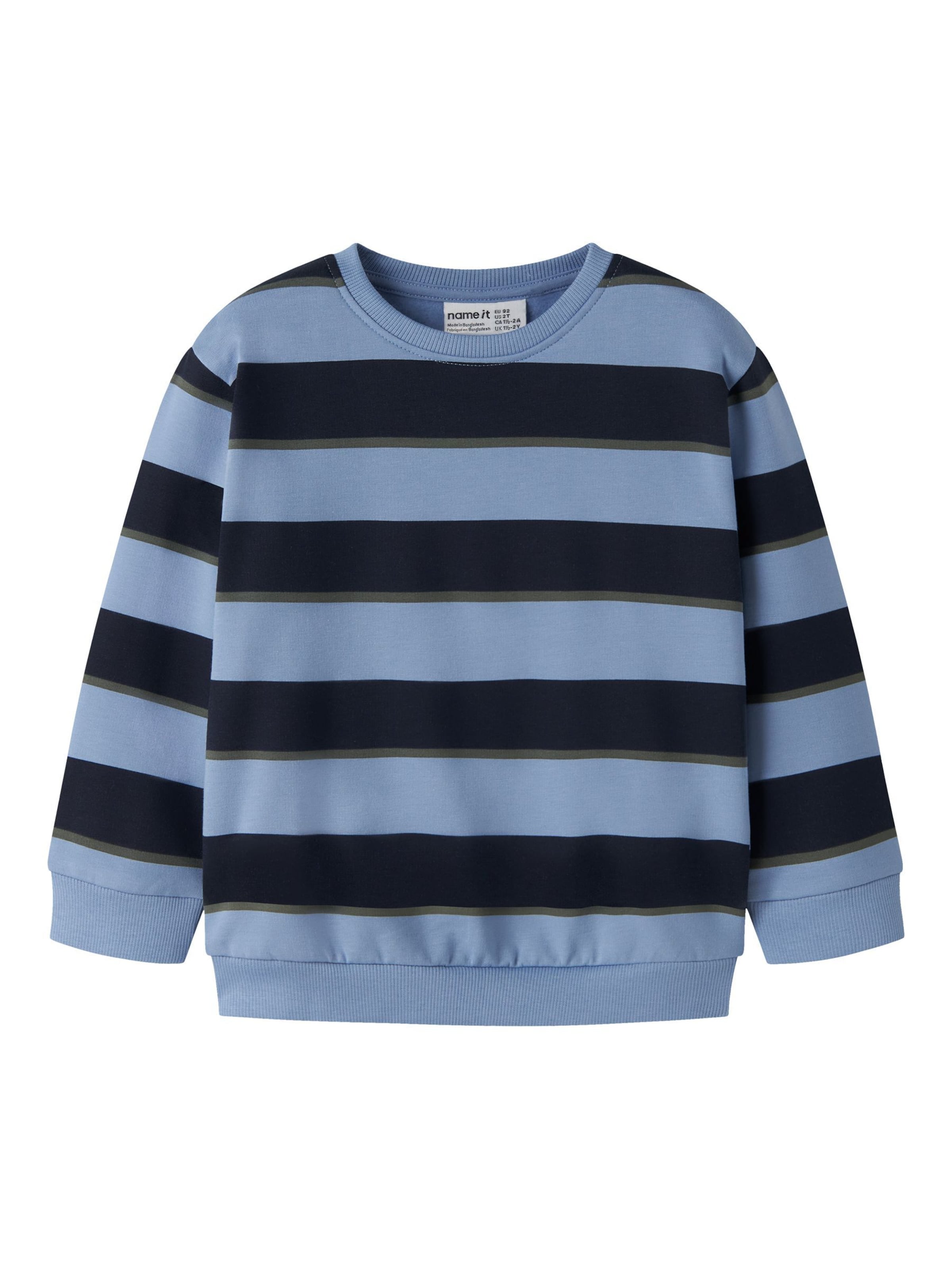 NAME IT - Sudadera en azul: frente