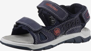 ELEFANTEN Sandals & Slippers in Blue: front