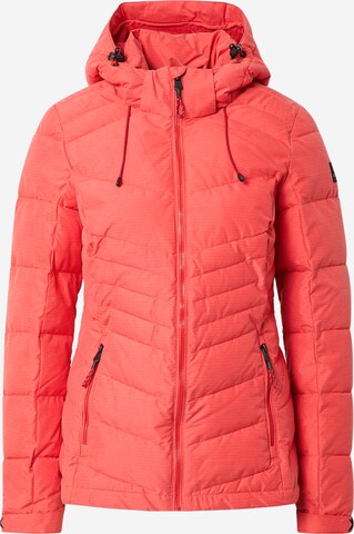 KILLTEC Outdoor Jacket in Red: front