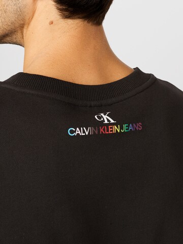 Calvin Klein Jeans Sweatshirt 'PRIDE' in Black