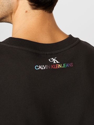 Calvin Klein Jeans Mikina 'PRIDE' - Čierna