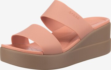 Crocs Mules 'Brooklyn' in Pink: front