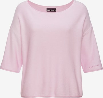 Elbsand Pullover in Pink: Vorderseite