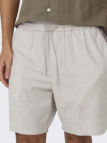 Only & Sons - regular Pantalón 'ONSTel' en blanco
