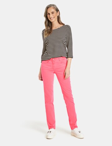 GERRY WEBER Slimfit Jeans 'SOL꞉INE' in Pink