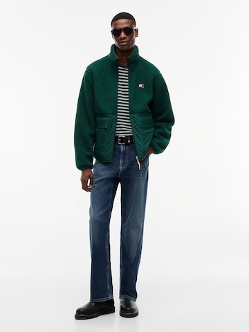 Tommy Jeans Átmeneti dzseki 'ESSENTIAL' - zöld