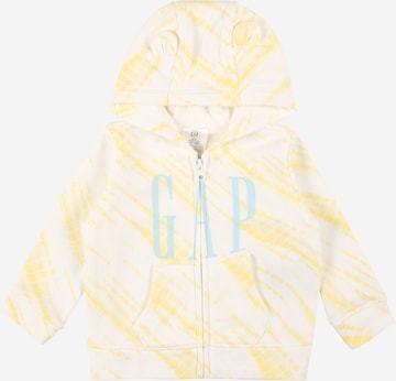 GAP Sweatvest in Geel: voorkant