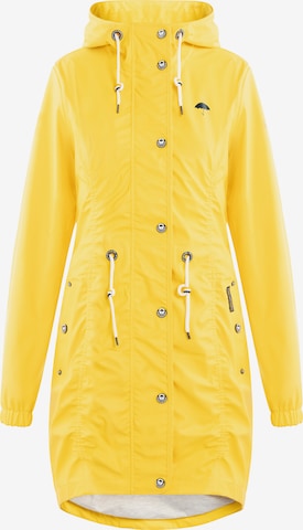 Schmuddelwedda Raincoat in Yellow: front