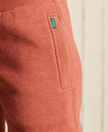 Superdry Tapered Broek in Rood