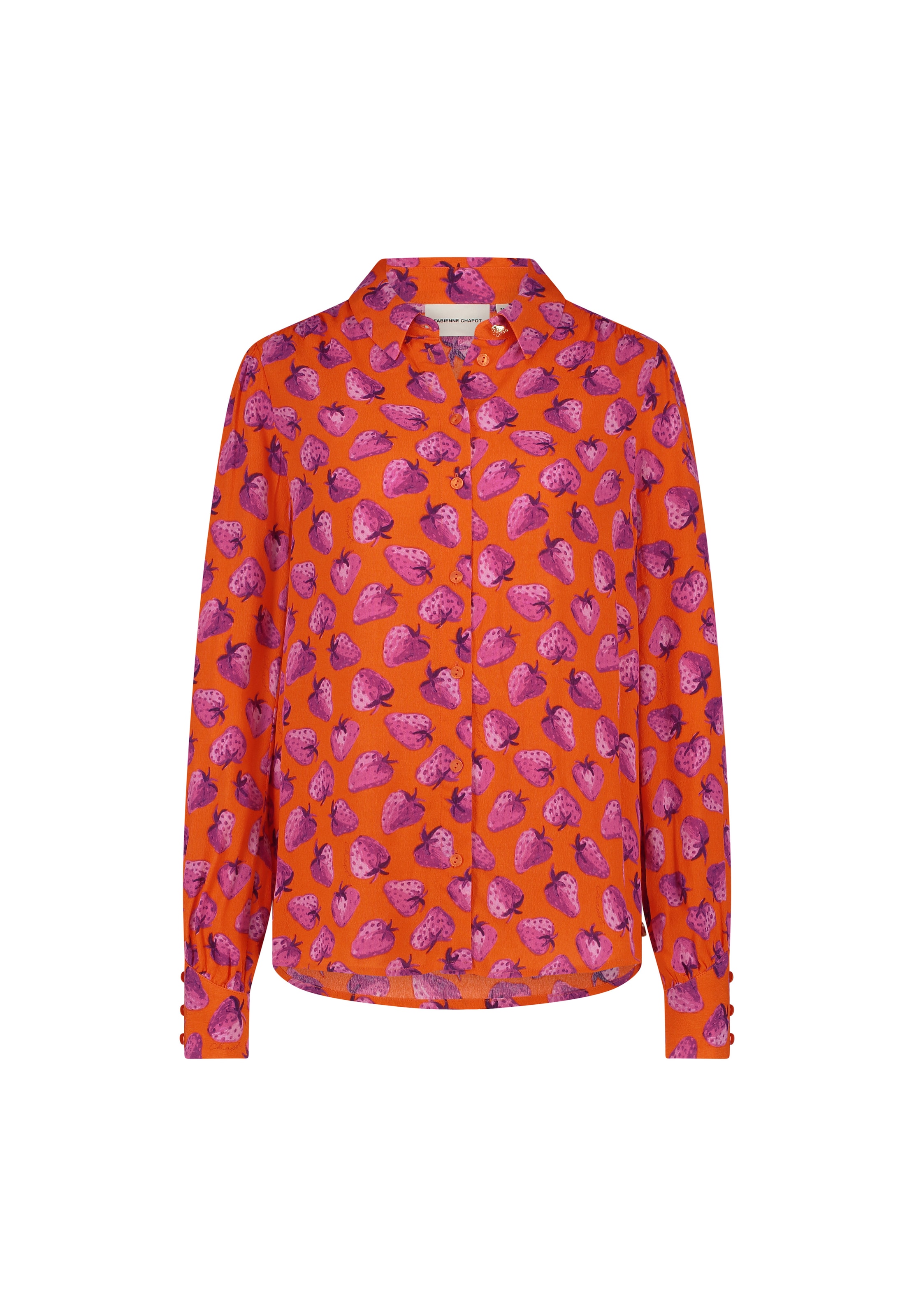 Fabienne Chapot Blouse in Oranje: voorkant