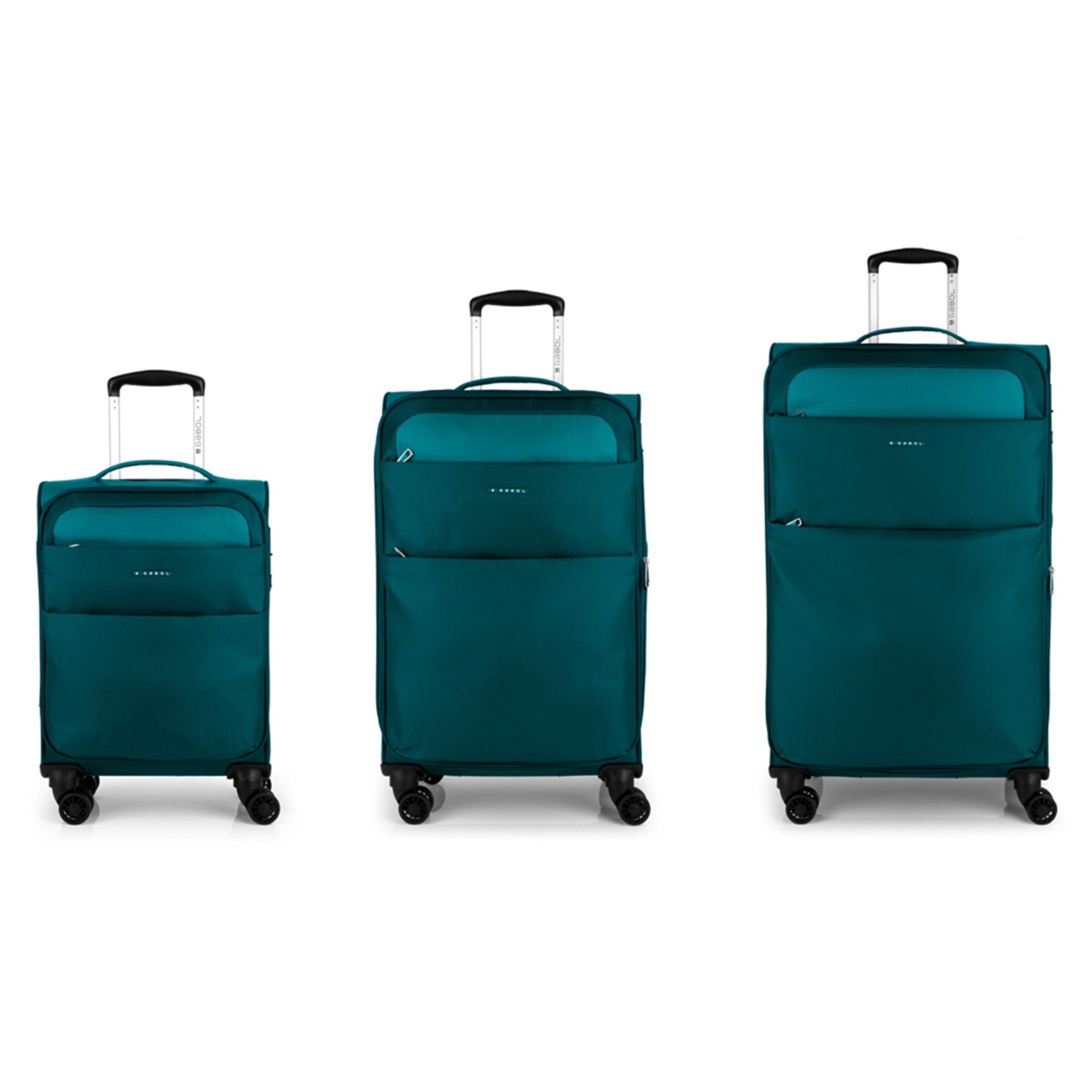 Gabol Suitcase Set in Blue: front