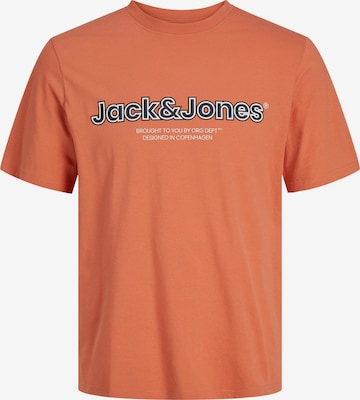 JACK & JONES Shirt 'LAKEWOOD' in Oranje: voorkant