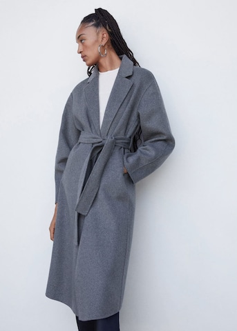 MANGO Between-Seasons Coat 'Batin' in Grey: front