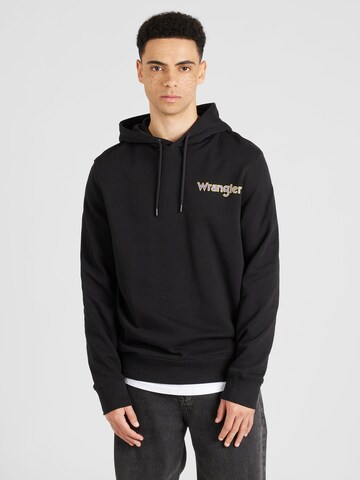 WRANGLER - Sudadera en negro: frente