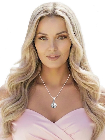 EXCLUSIVE EDITION Řetízek 'Rivoli adorned with Swarovski crystals' – průhledná: přední strana