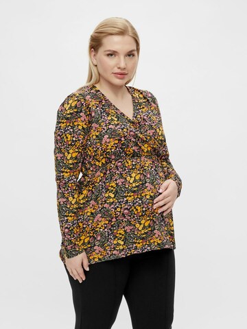 Mamalicious Curve Shirt 'BETSY' in Mischfarben: predná strana