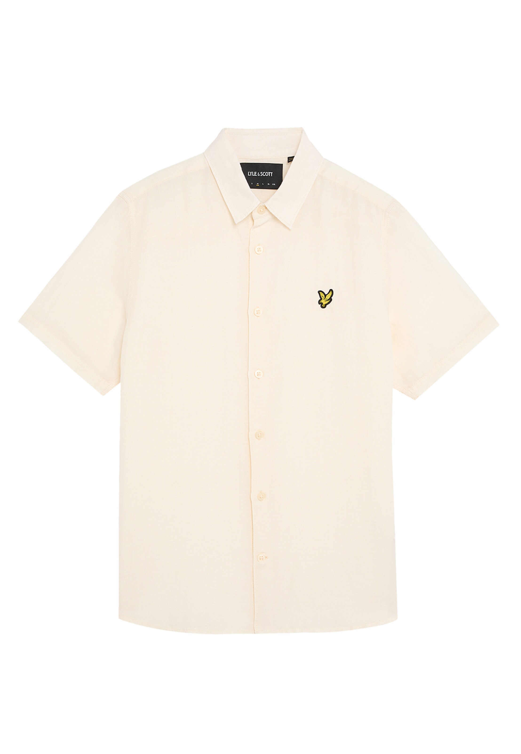 Lyle & Scott Regular fit Button Up Shirt in White: front