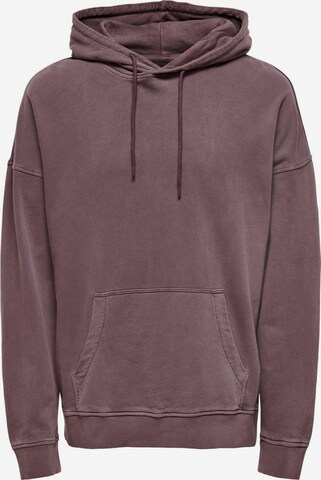 Only & Sons Sweatshirt in Purple