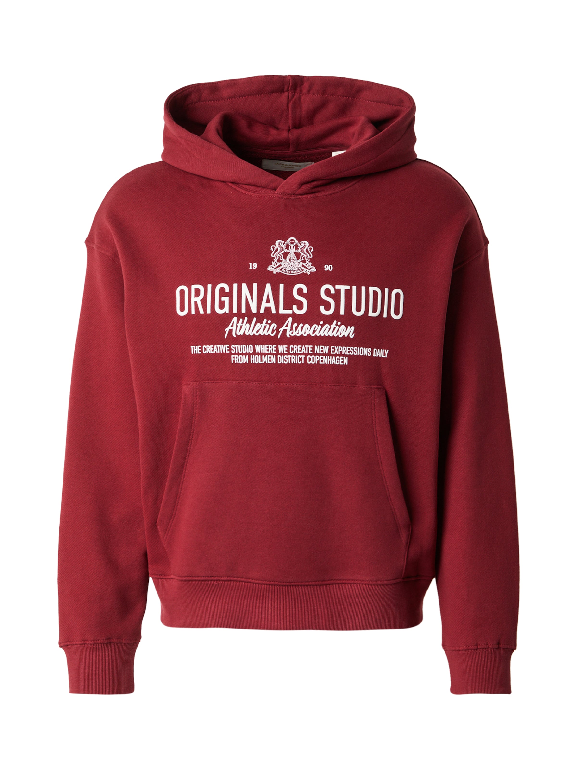 JACK & JONES - Sudadera 'JORCAMBRIDGE' en rojo: frente
