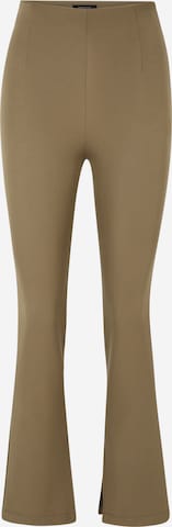 Trendyol Petite Flared Trousers in Green: front